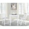International Concepts Round 30 in x 30 in CounterHeight Dining Table, 2 X-Back Stools, White, 30 in W, 30 in L, 30 in H K08-3030-S6132-2 - alternate 3